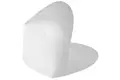 Enlarged image of white foam corner protector.